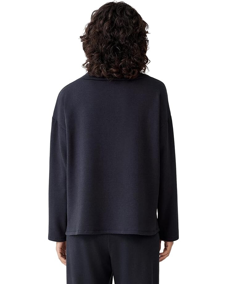 

Топ Eileen Fisher Funnel Neck Box Top, цвет Nocturne