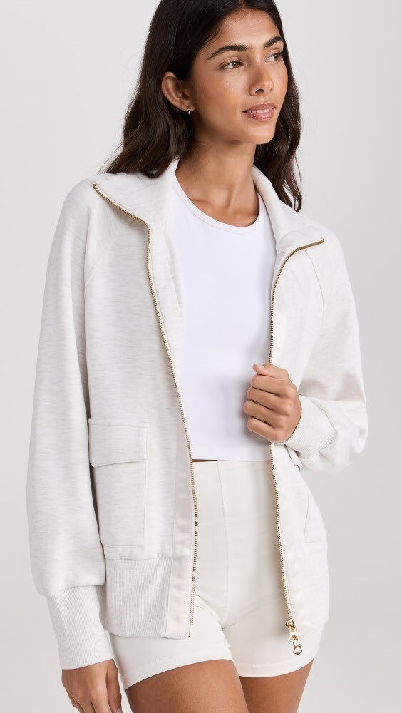 

Толстовка Varley Roxbury Zip Through, слоновая кость