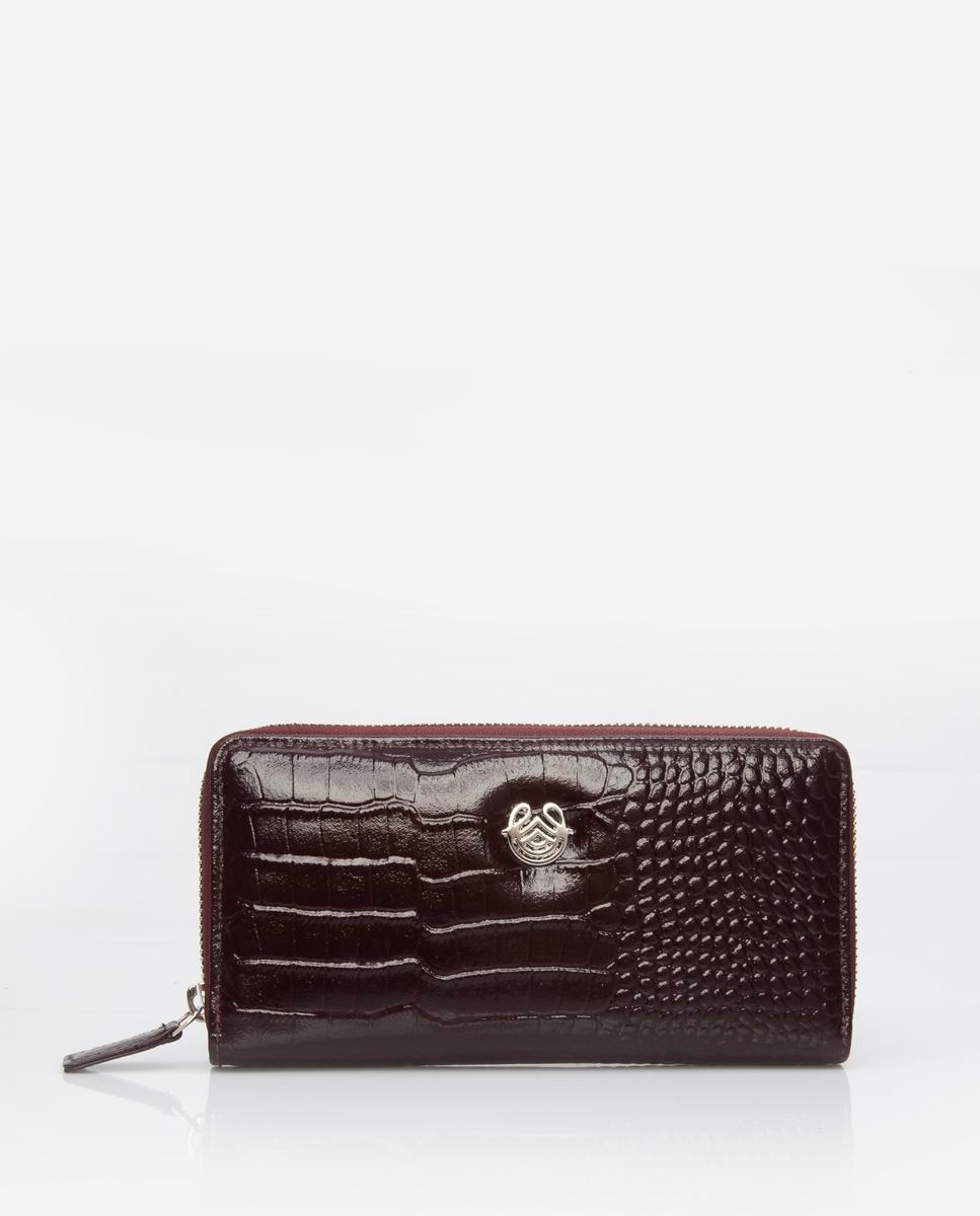 Коричневый женский кошелек из лаковой кожи из кокоса Laura Valle, коричневый мужской портфель для хранения удостоверений сумка для багажа портфель для паспорта кредитных карт кошелек сумка уличный важный органай