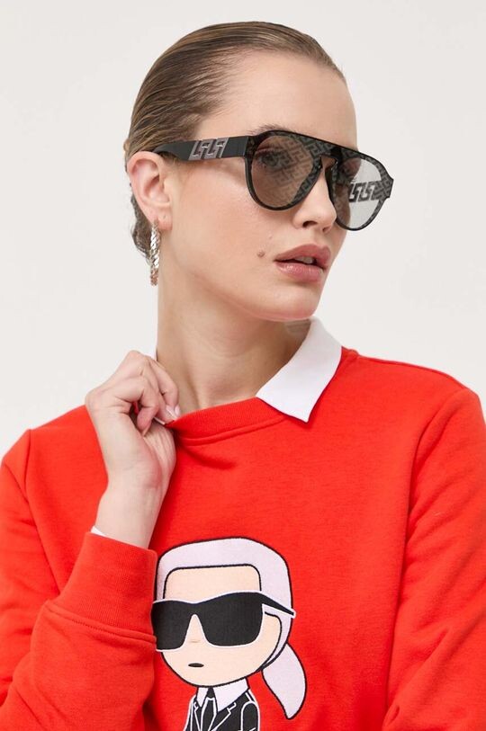 

Толстовка Карла Лагерфельда Karl Lagerfeld, красный