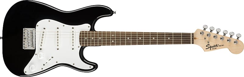 Электрогитара Squier Mini Strat Electric Guitar - Black with Laurel Fingerboard