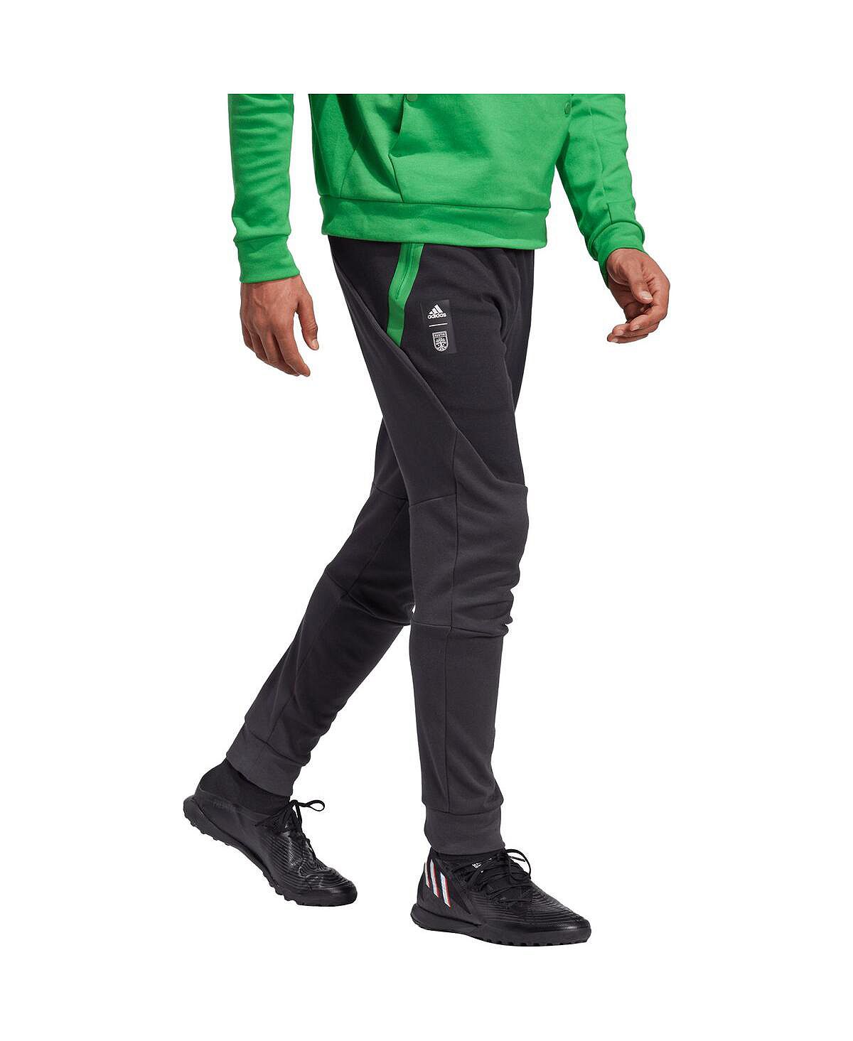 Мужские черные дорожные брюки Player 2023 Austin FC Club adidas