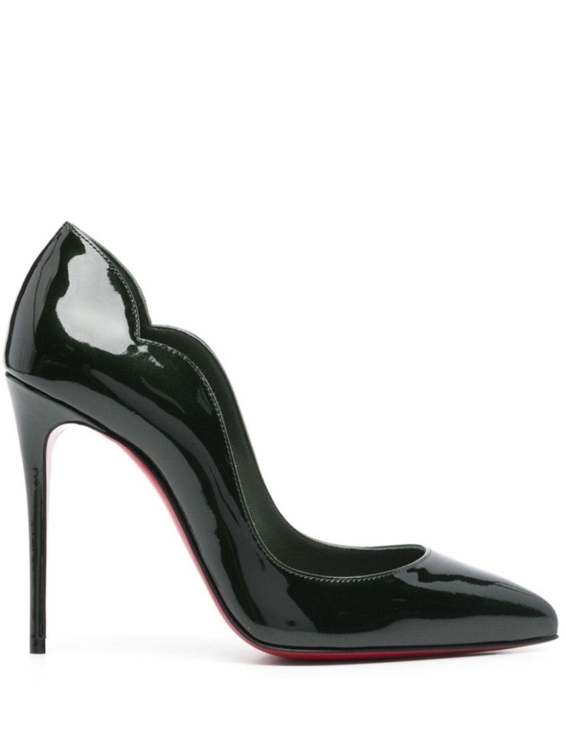 

100 мм туфли Hot Chick Christian Louboutin, зеленый