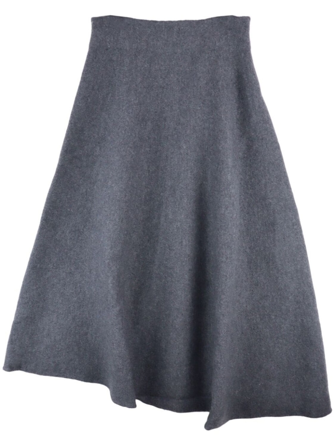 

Юбка из мериносовой шерсти Jil Sander, серый
