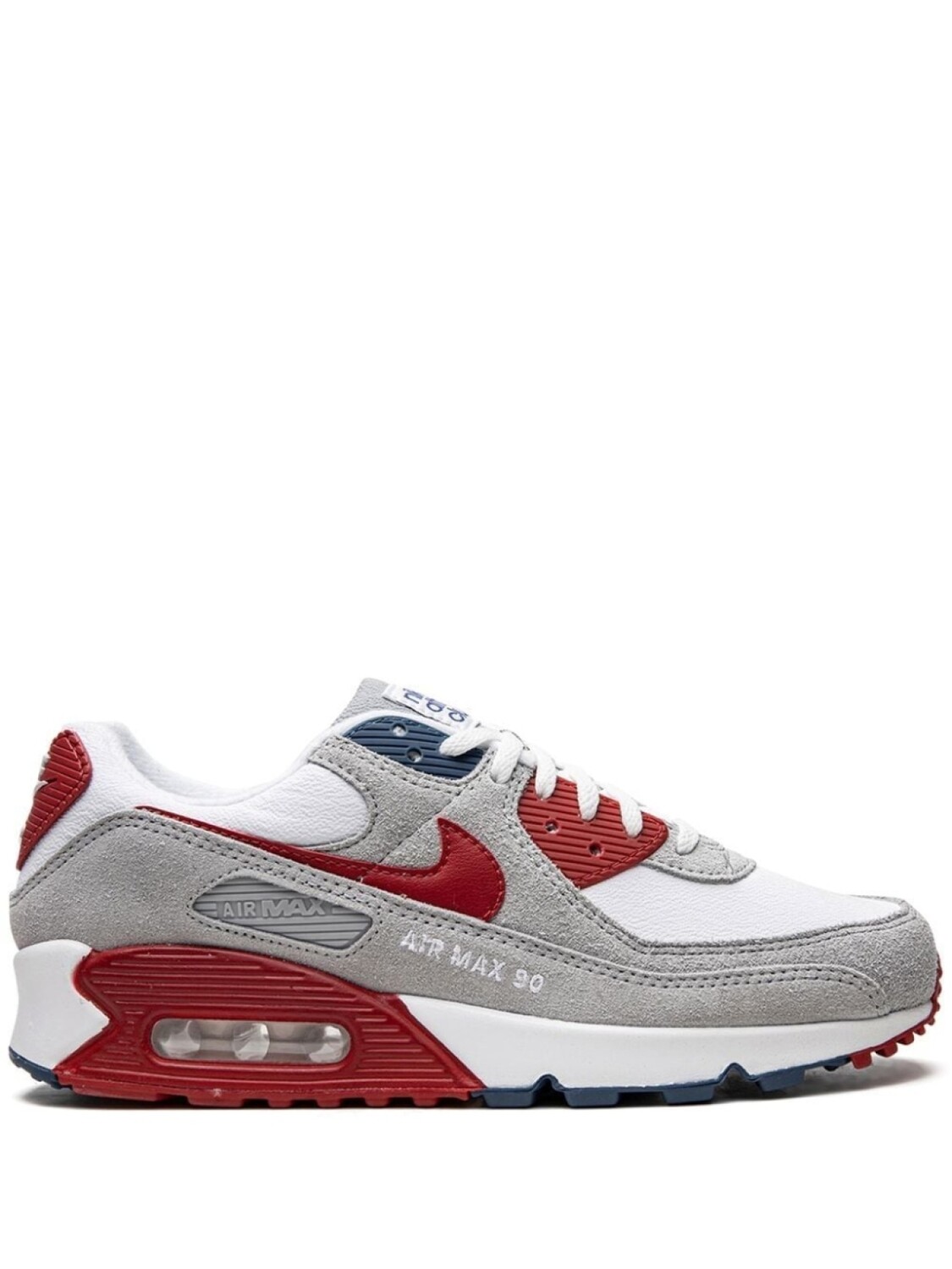 

Кроссовки Nike Air Max 90, серый/красный/белый