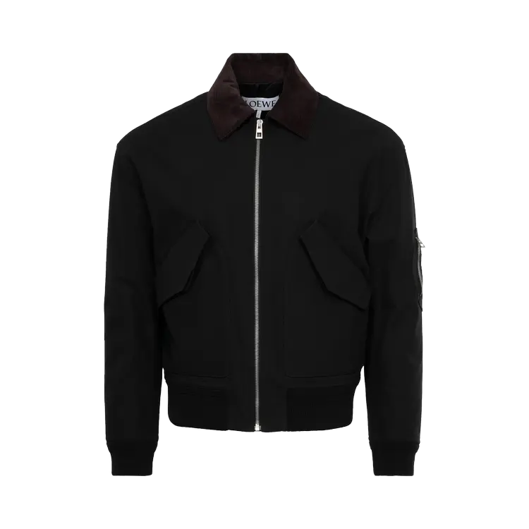 

Куртка Loewe Bomber 'Black', черный
