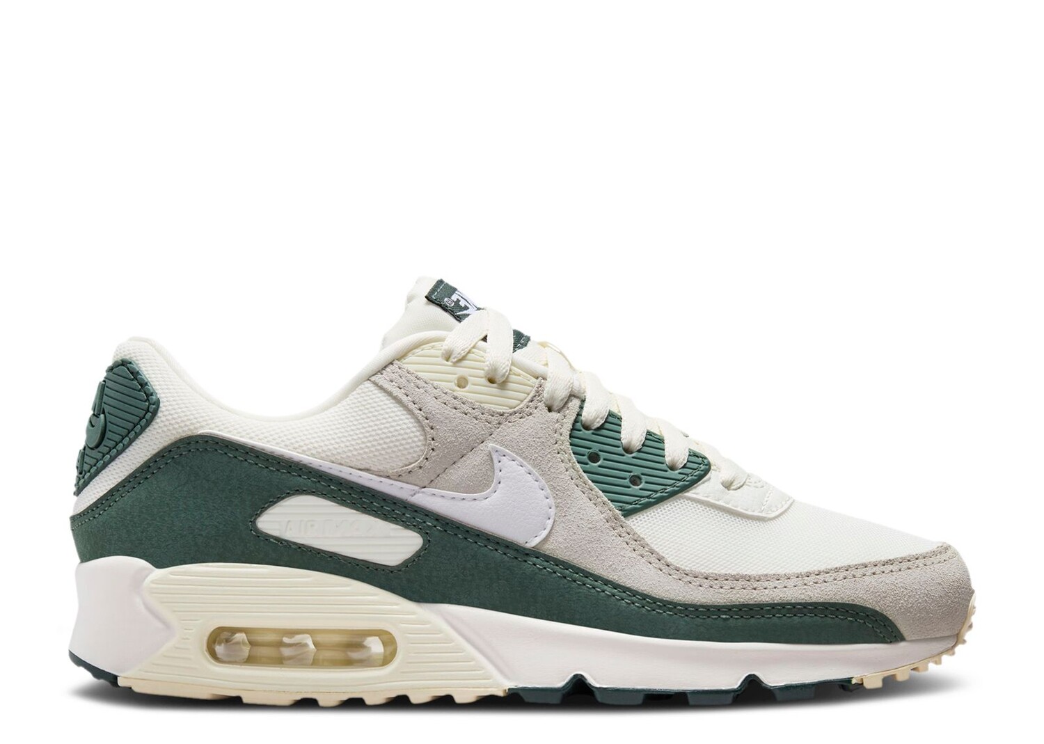 

Кроссовки Nike Wmns Air Max 90 'Sail Vintage Green', кремовый, Бежевый