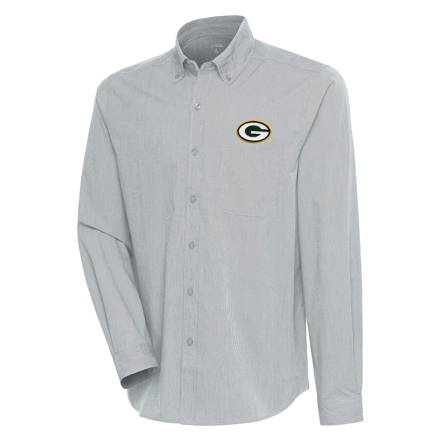 

Рубашка Antigua Green Bay Packers, серый