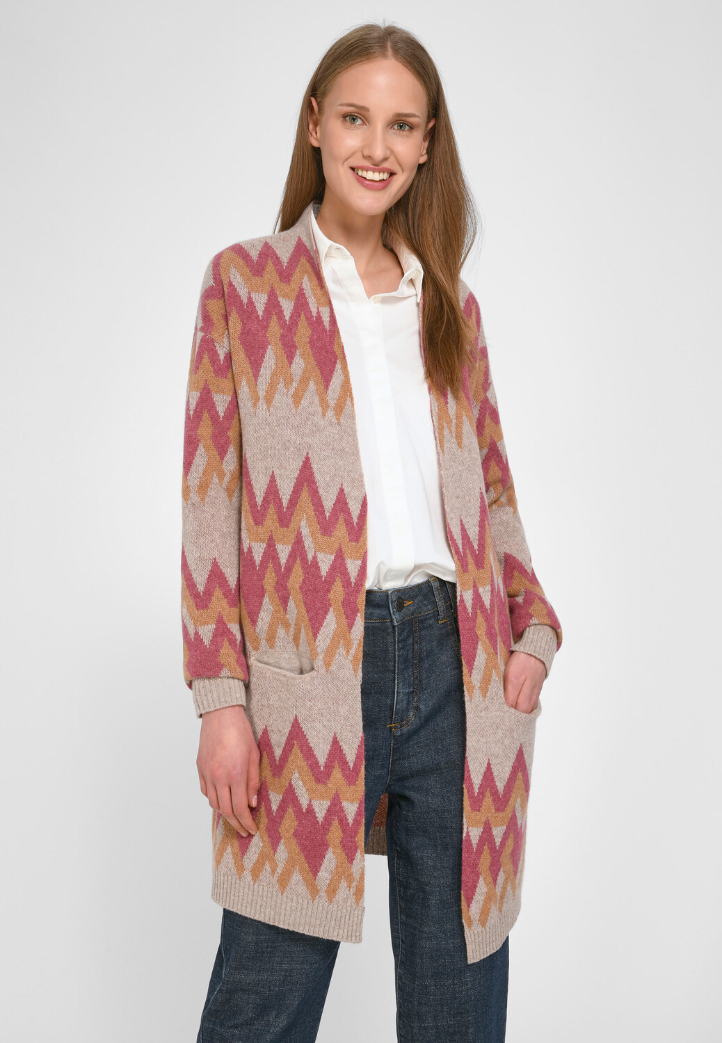

Толстовка PETER HAHN Strickjacke New Wool, кэмел