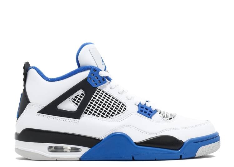 

Кроссовки AIR JORDAN 4 RETRO 'MOTORSPORTS', белый, Белый;серый
