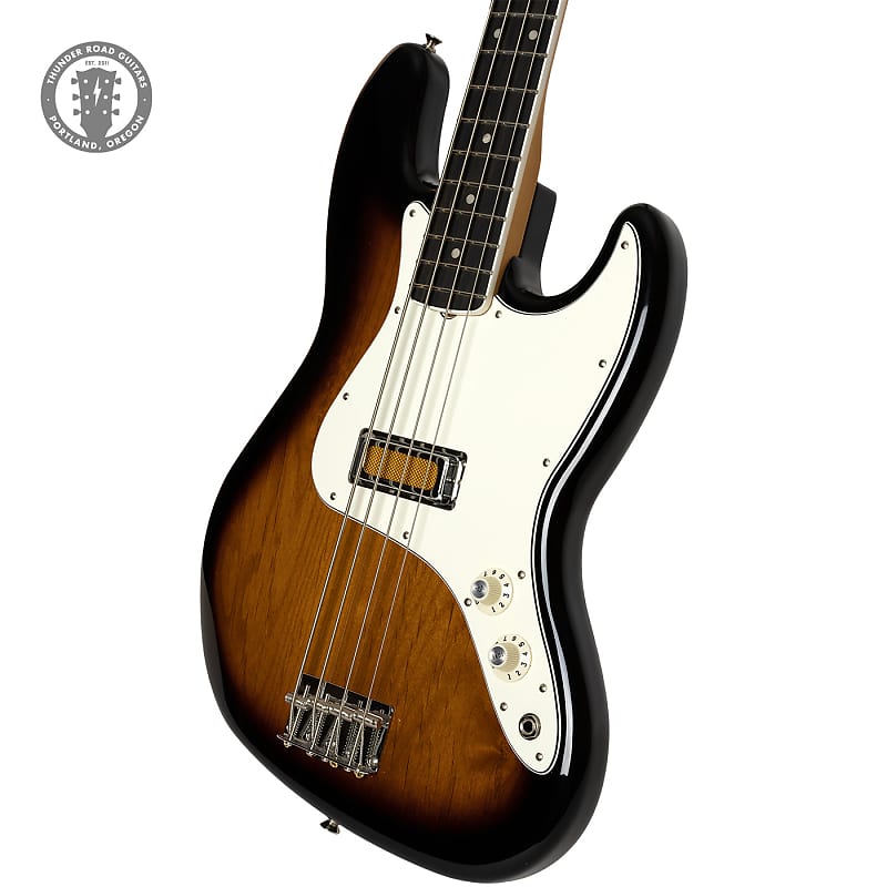 Басс гитара Fender Gold Foil Jazz Bass 2-Tone Sunburst