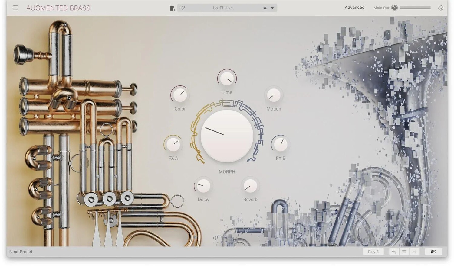 

Программный духовой инструмент Arturia Augmented Brass