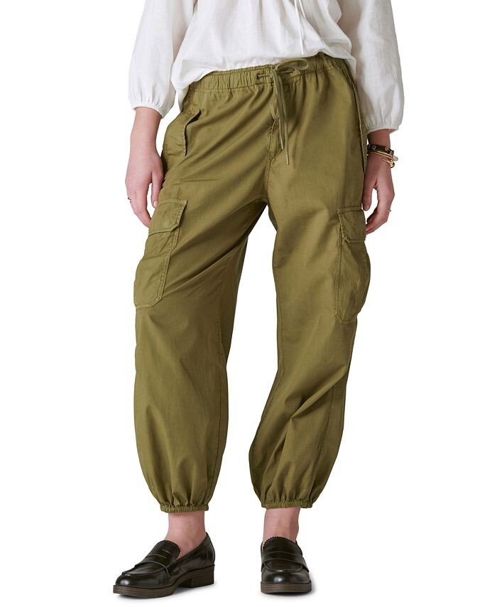 

Женские брюки с парашютной подошвой Lucky Brand, зеленый