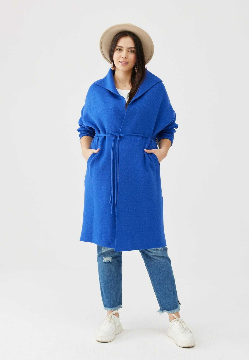 

Кардиган blue shadow, белый деним