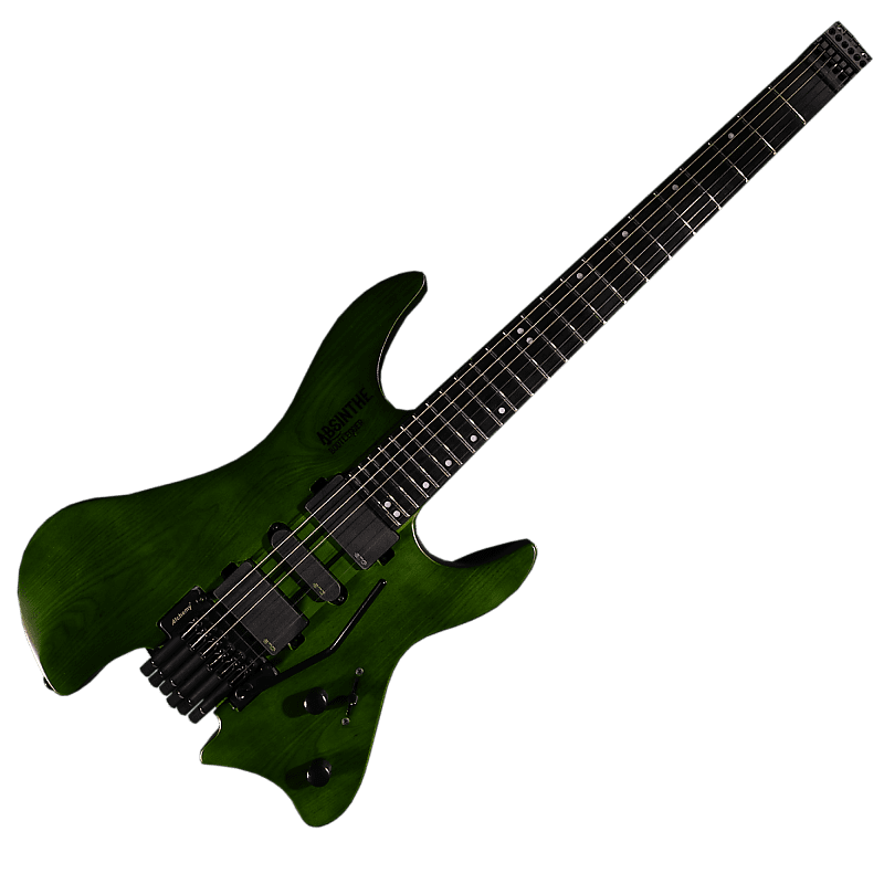Электрогитара Bootlegger Guitar Absinthe Headless 2022 Green Matte EMG Coil Split Tremolo Case
