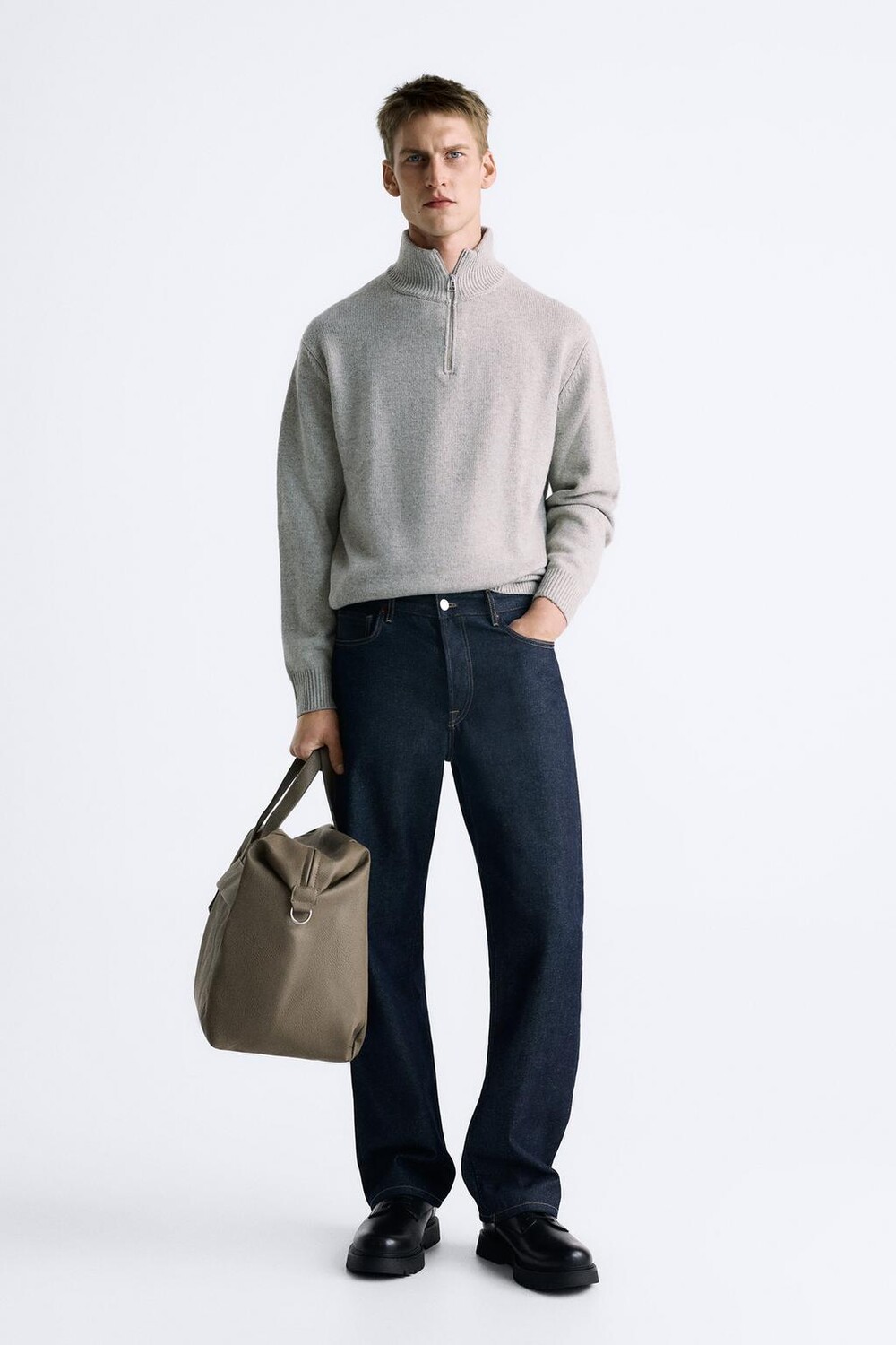 

Мягкая сумка для боулинга с реснением ZARA, зеленый