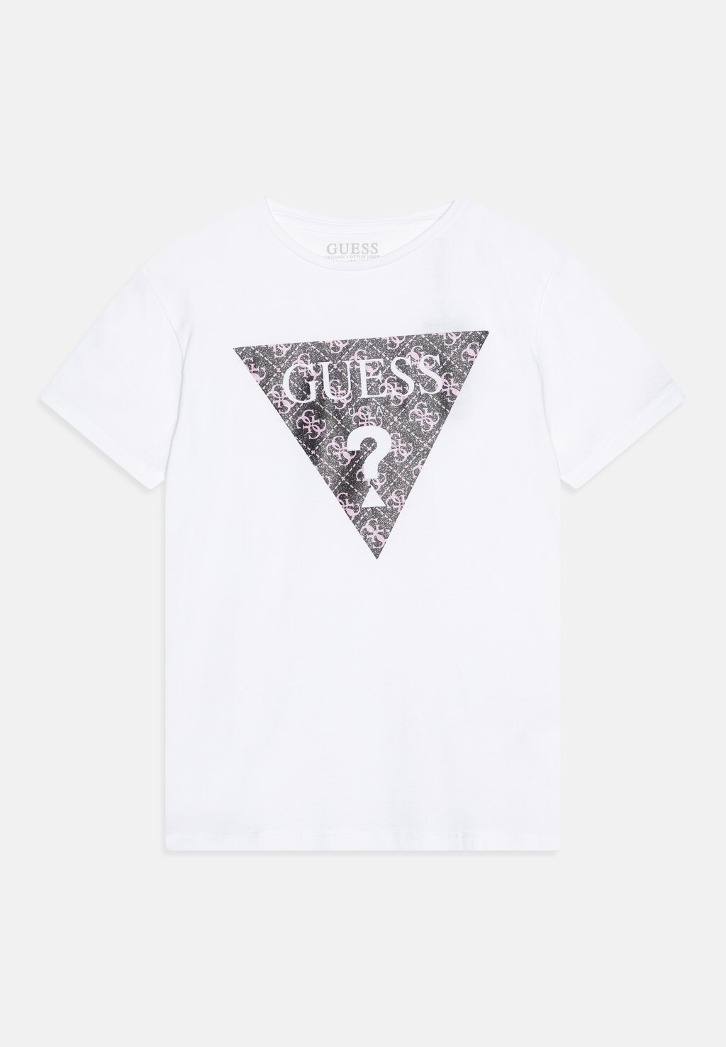 

Футболка с принтом Junior High Low Guess, цвет pure white