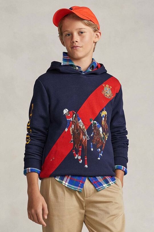 

Детская толстовка Polo Ralph Lauren, темно-синий
