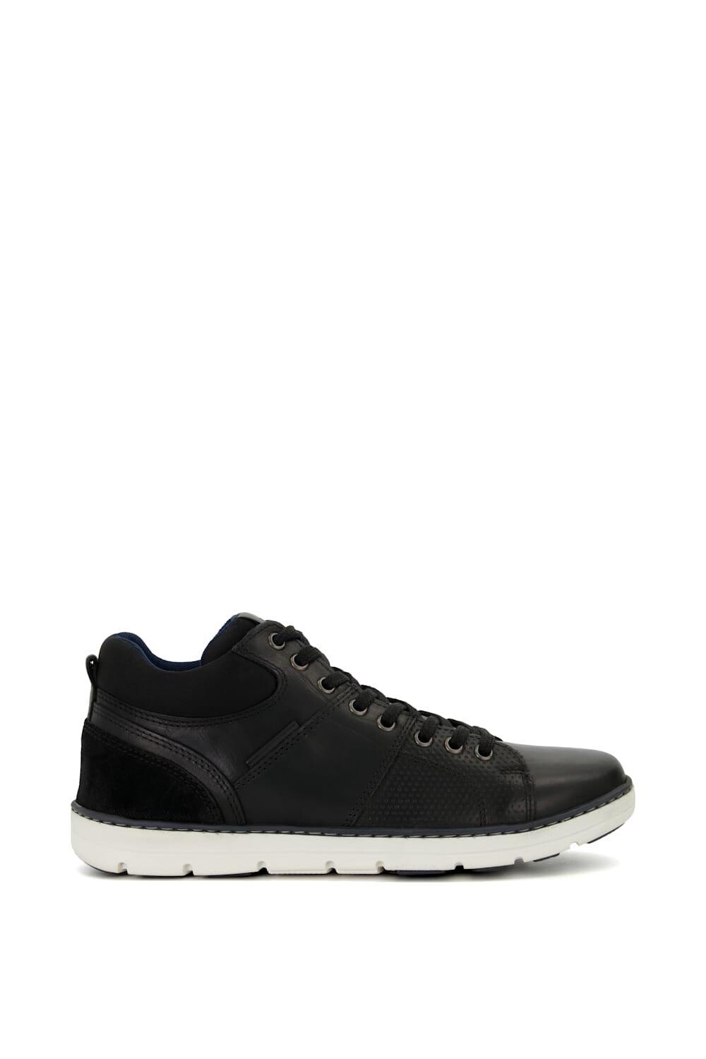 

Высокие кроссовки 'Statter' Leather Hi Tops Dune London, черный