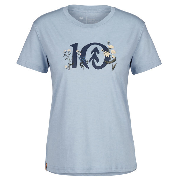

Футболка Tentree, цвет Blue Fog