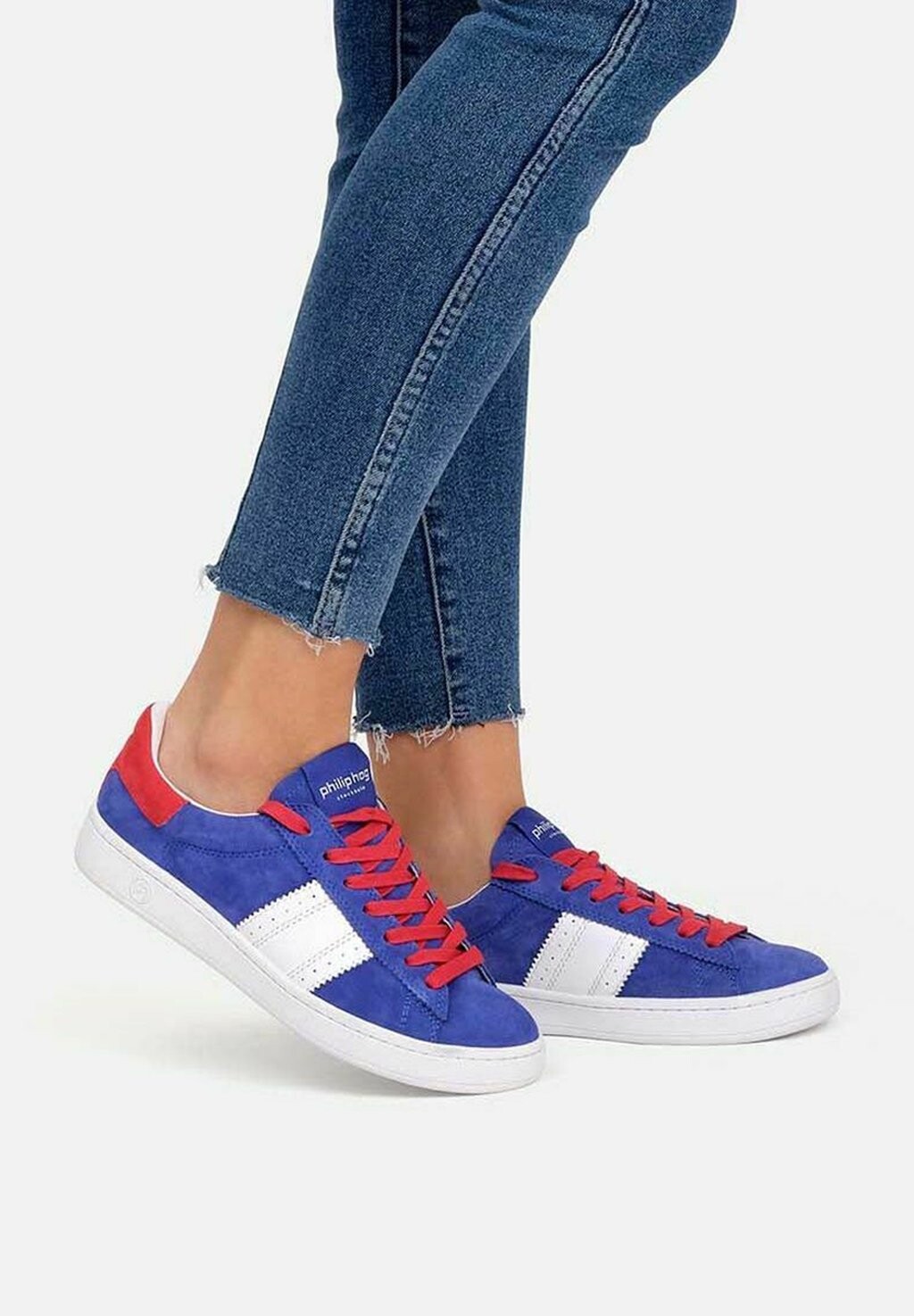

Кроссовки низкие STELLA Philip Hog, цвет classic blue red