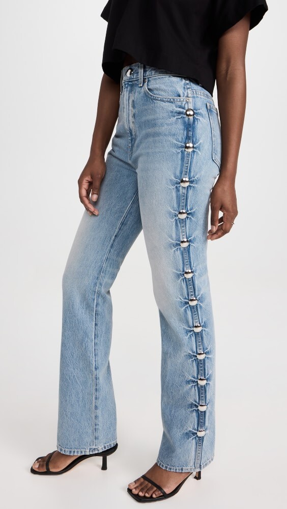 

Джинсы Khaite Studded Danielle