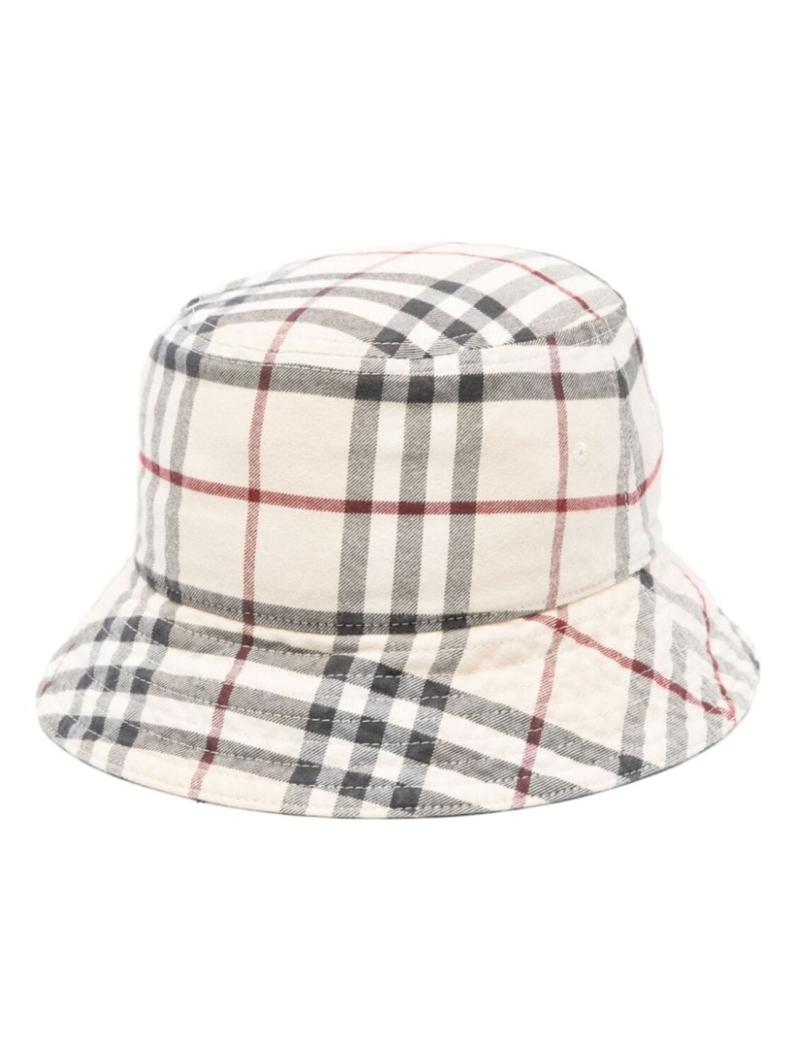 

Burberry Vintage Check-pattern cotton bucket hat, нейтральный цвет