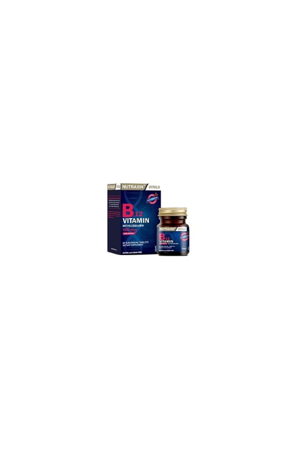 

Nutraxin Витамин B12 1000 мкг 60 капсул