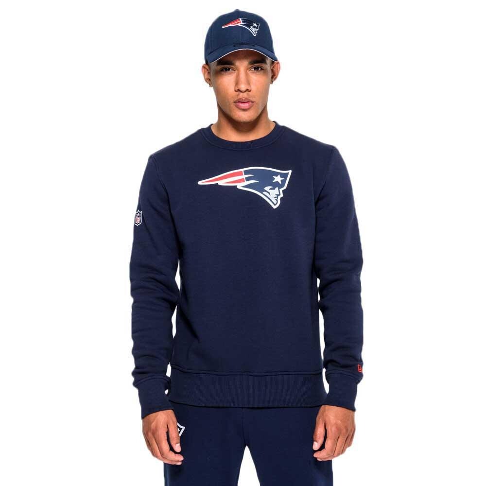 

Толстовка New Era New England Patriots Team Logo Crew Neck, синий