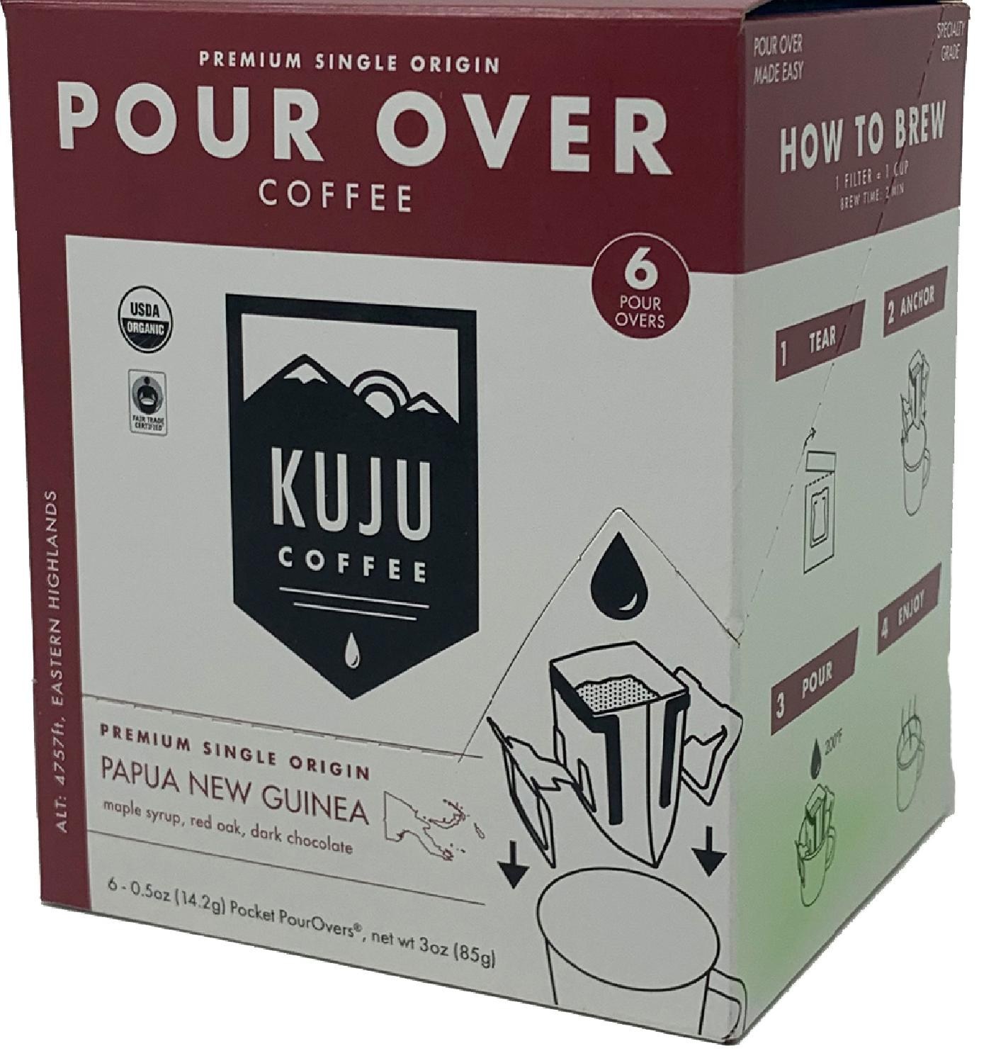 цена Кофе Single Origin для пуровера на одну порцию — упаковка из 6 шт. Kuju Coffee