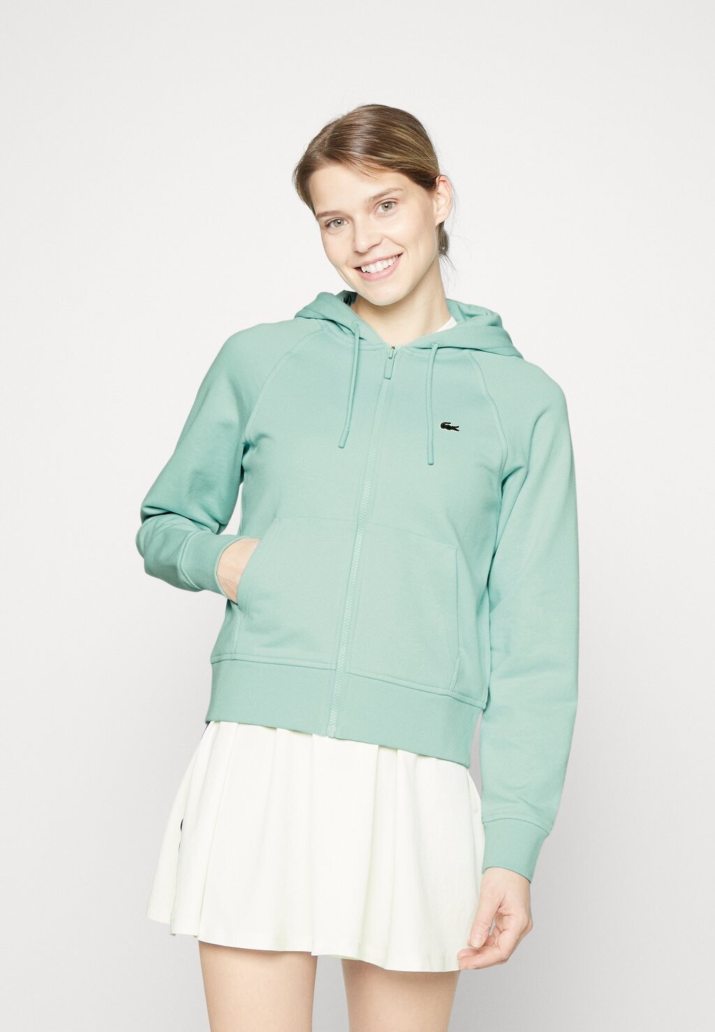 

Толстовка на молнии Lacoste, Зеленый