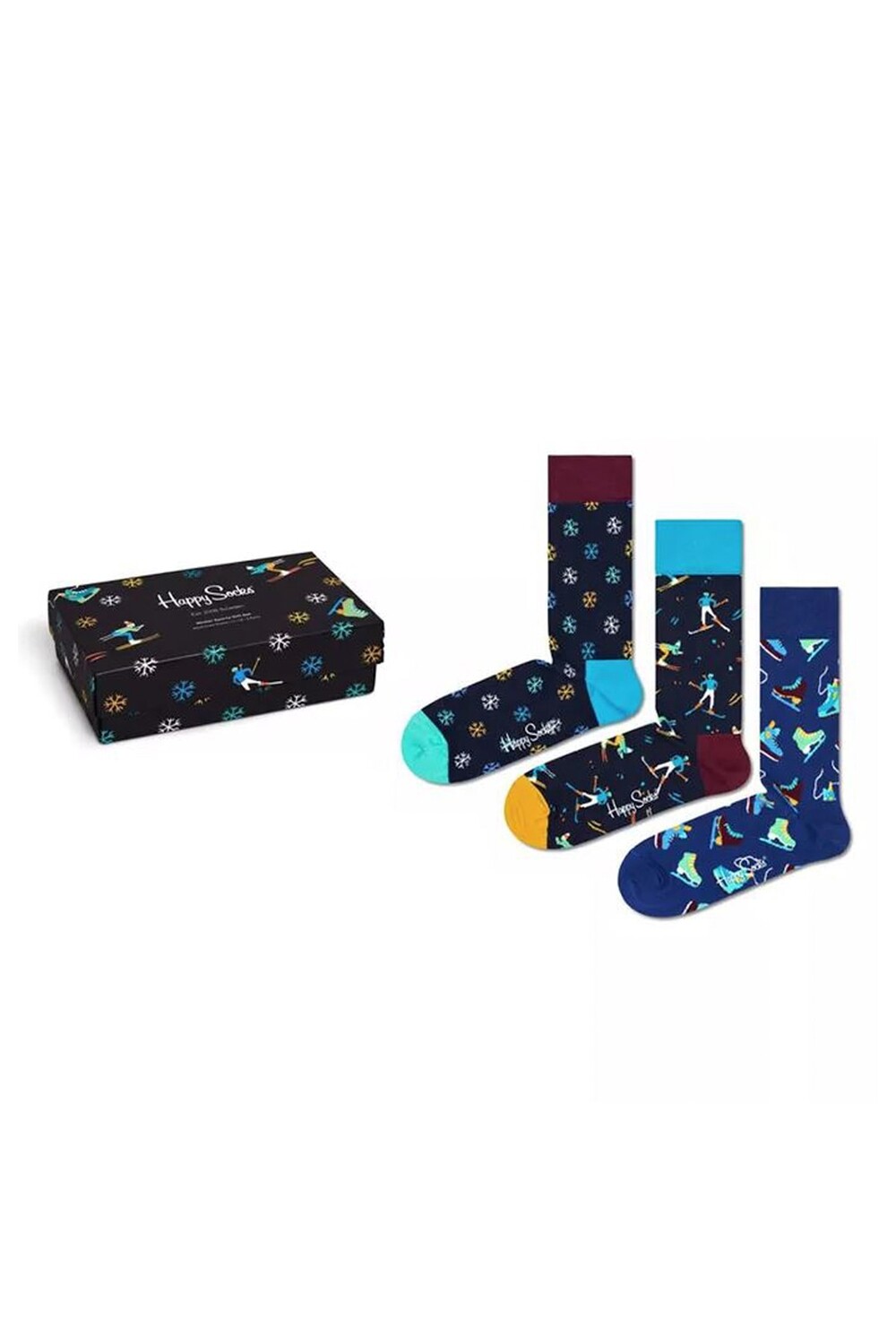 

Подарочный набор «Зимний спорт» (3 шт.) Happy Socks, разноцветный
