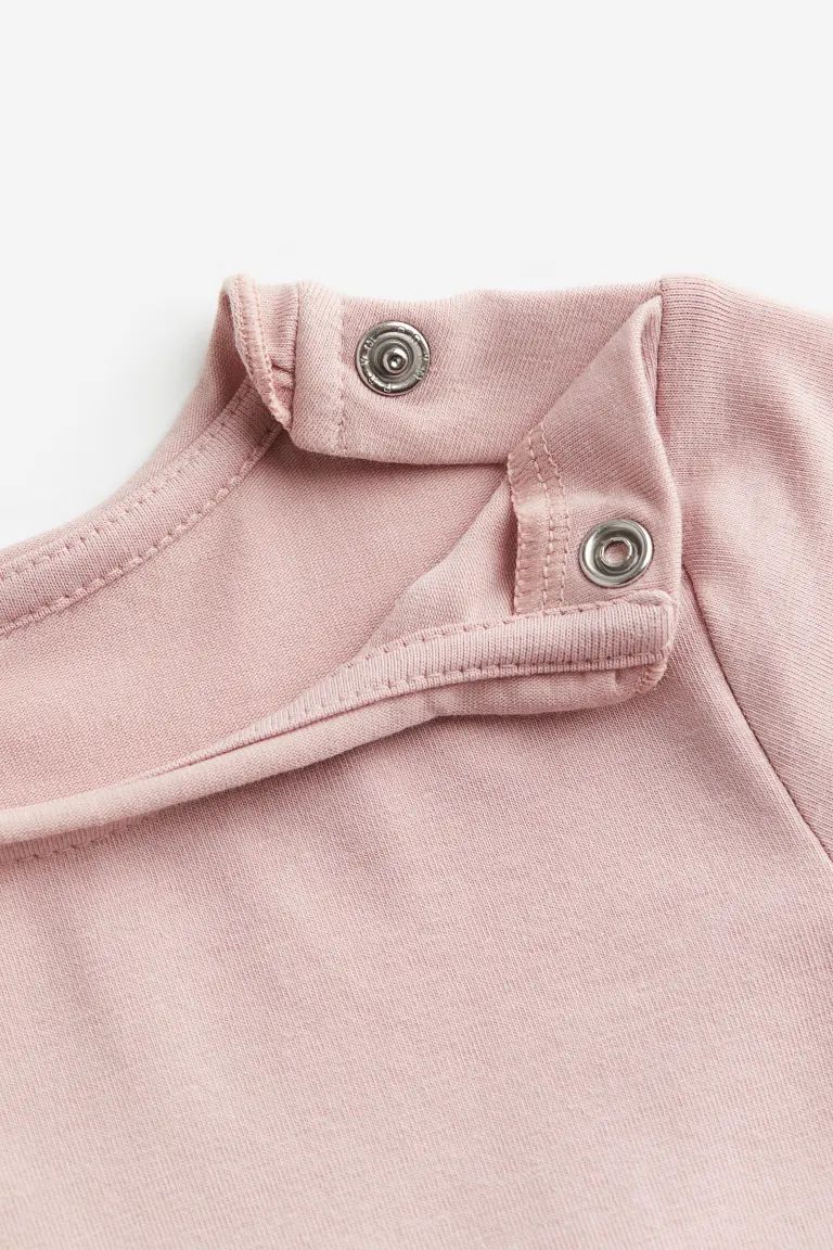 

Платье из джерси с тюлевой юбкой H&M, розовый