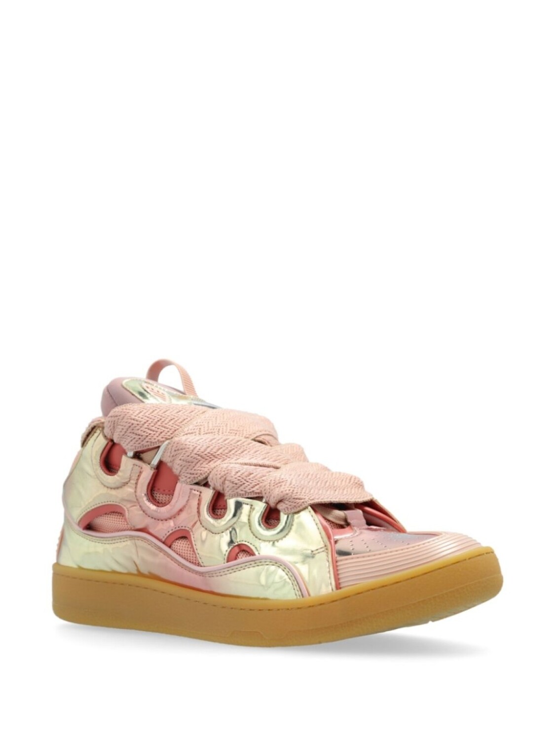

Кроссовки Curb с эффектом металлик Lanvin, розовый