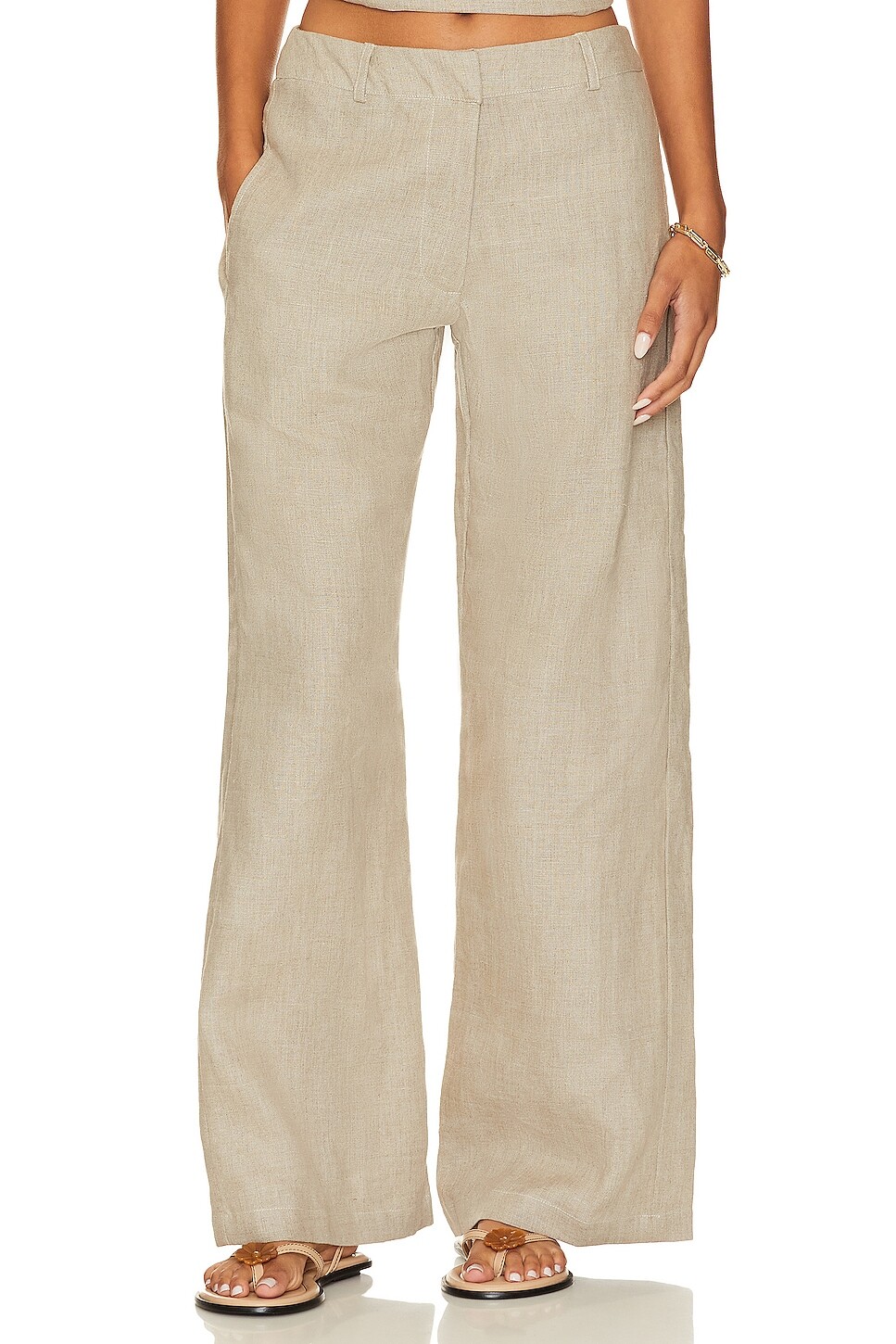 

Брюки FAITHFULL THE BRAND Rossio, цвет Natural