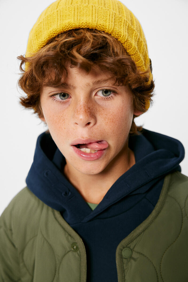 

Базовая шапка с детским логотипом. Springfield Kids, золотой