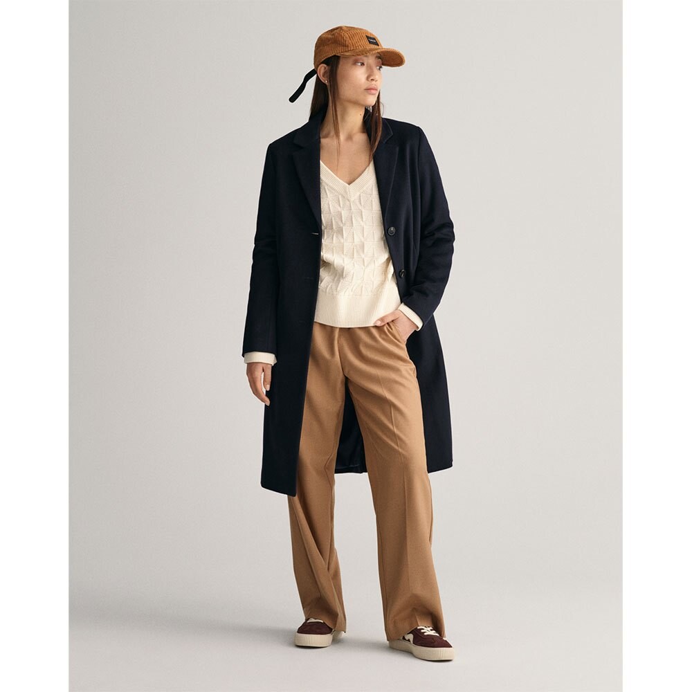 

Пальто Gant Wool Blend Tailored, бежевый