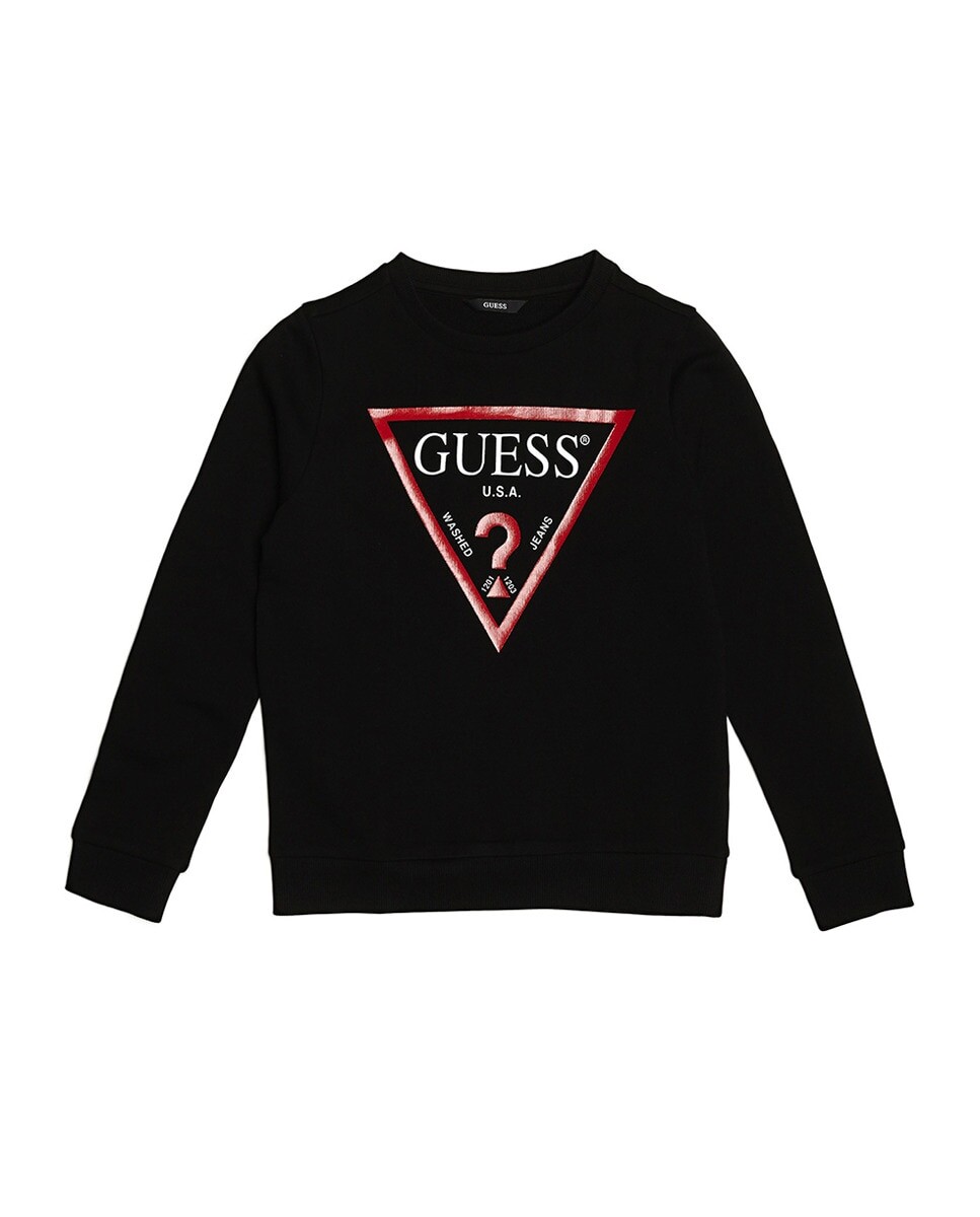 

Угадай, толстовка для мальчика Guess, черный