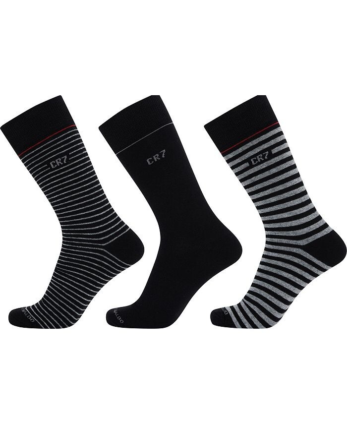 

Модные мужские носки в подарочной упаковке, 3 шт. CR7, цвет Gray, Black