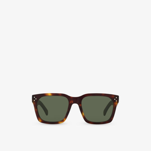 

Cl000384 cl40248i солнцезащитные очки из ацетата неправильной оправы Celine, коричневый