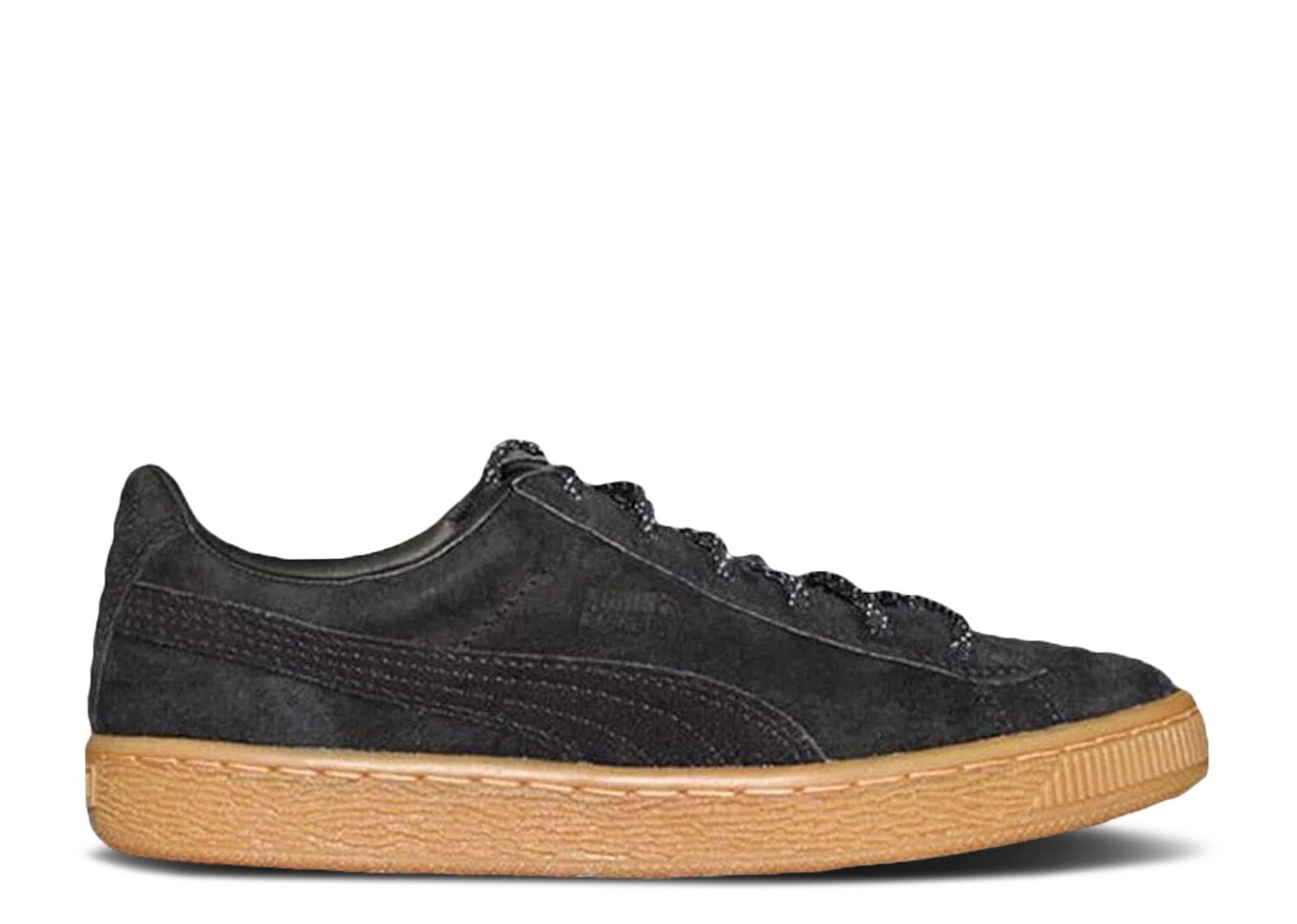 Кроссовки Puma Basket Classic Winterized Jr 'Black Gum', черный кроссовки basket classic winterized puma желто коричневый