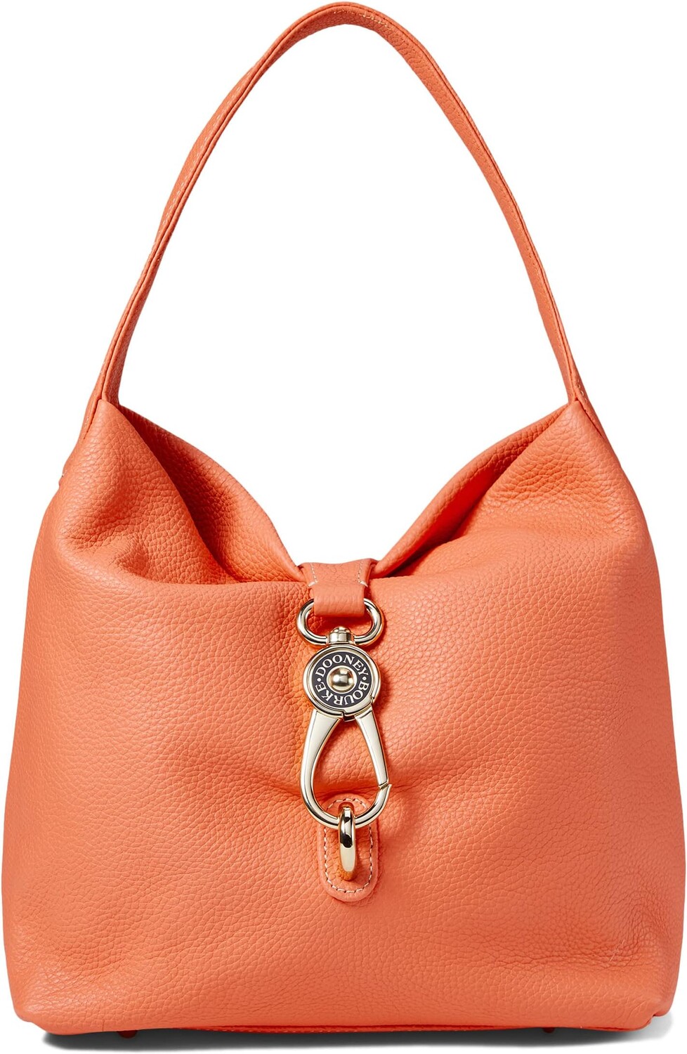 

Сумка Pebble II Small Logo Lock Sac Dooney & Bourke, коралловый