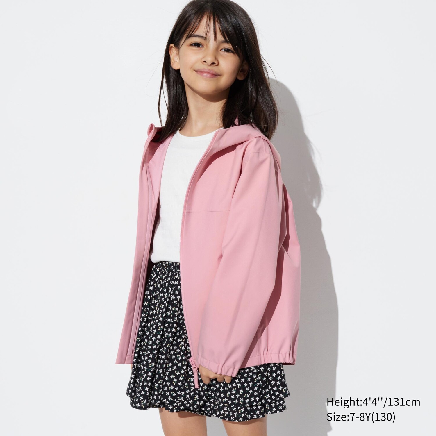 

Парка Uniqlo детская легкая, розовый