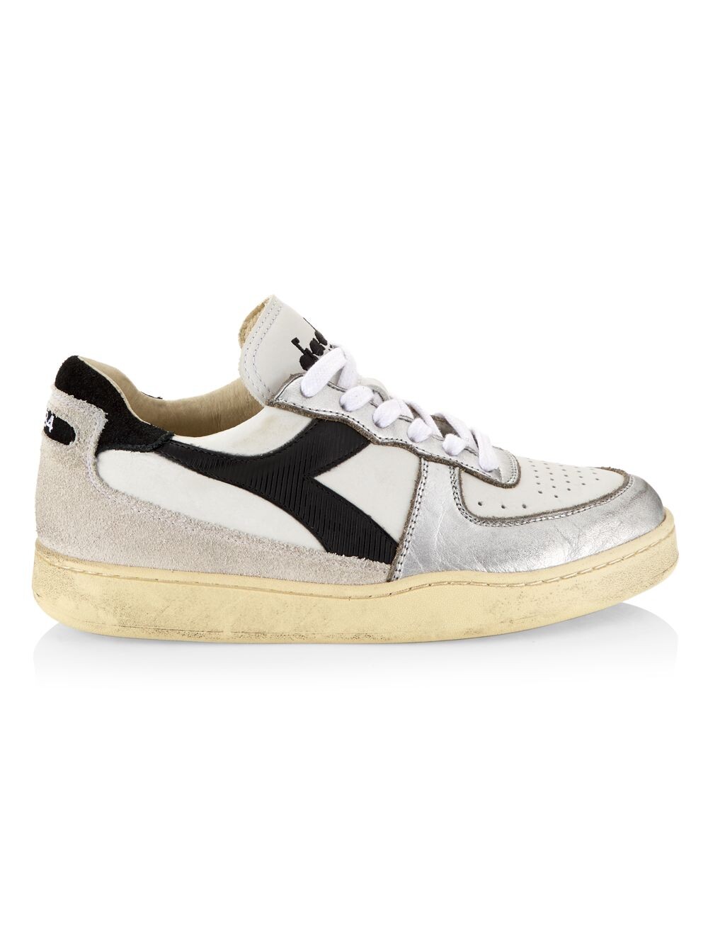 

Кроссовки Mi Basket Low Metal б/у Diadora Heritage, белый