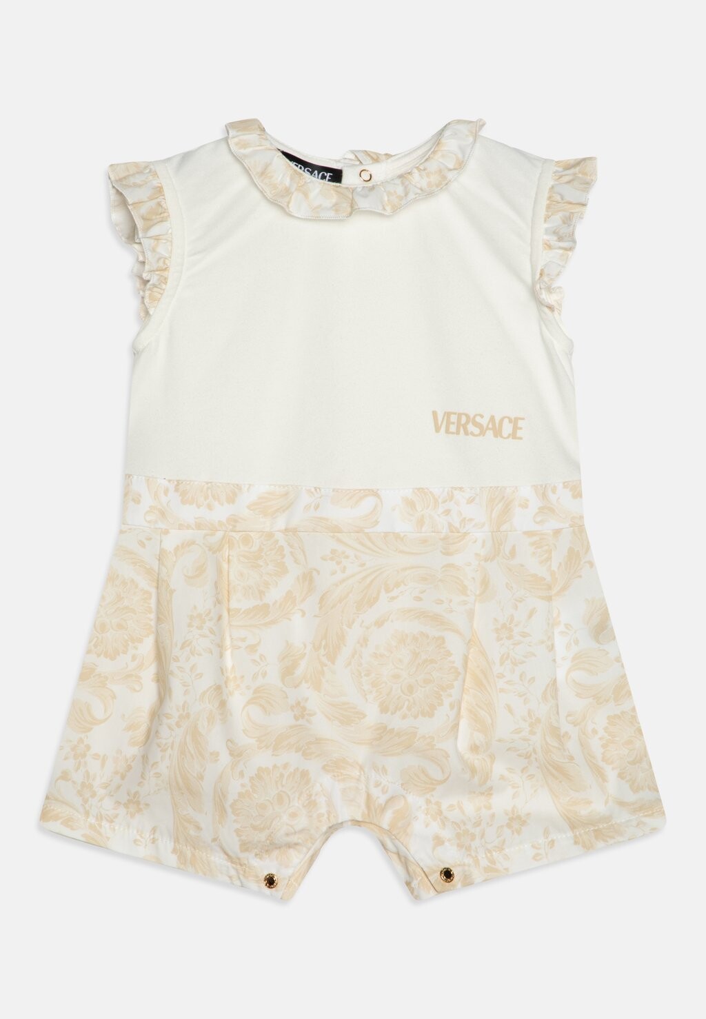 

Комбинезон BABY ROMPERS BAROCCO KIDS LOGO PRINT UNISEX Versace, цвет bianco/beige