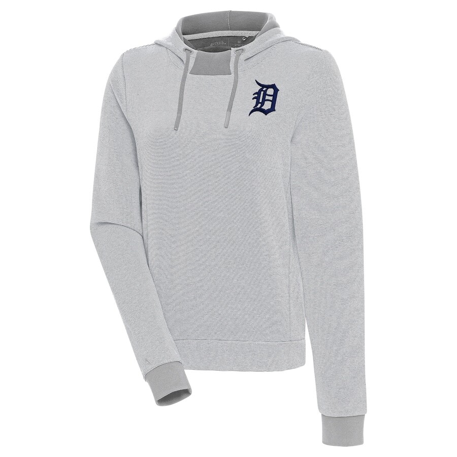 

Пуловер с капюшоном Antigua Detroit Tigers, серый