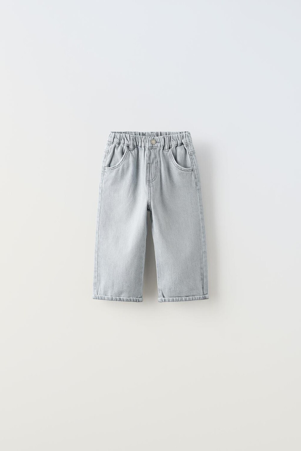

Джинсы объемного кроя ZARA, серый