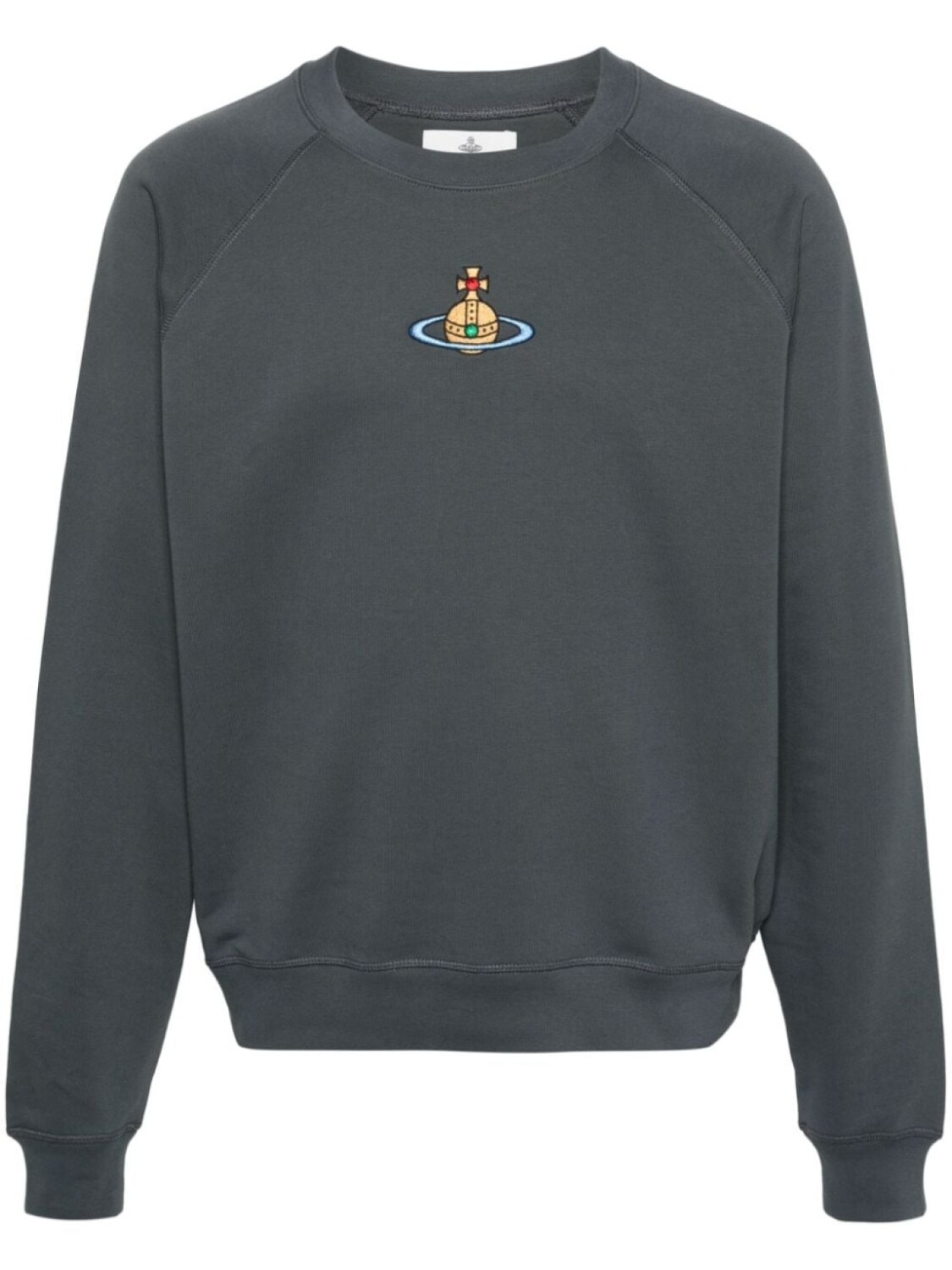 

Vivienne Westwood толстовка с вышивкой Orb, серый