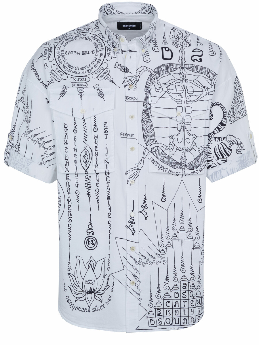 

Рубашка Dsquared2, белый