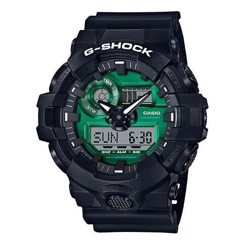

Часы CASIO G-Shock Analog-Digital 'Black Green', черный